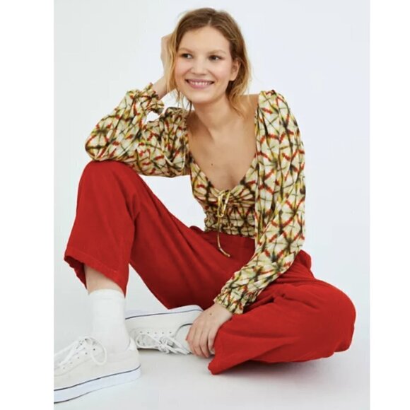 Urban Outfitters Old Soul Smocked Top Women's Size M - Picture 6 of 12